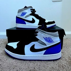 Jordan 1 Mid SE Union Royal SIZE 10